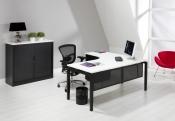 QWW160L - Wingbureau Q-Bic White 160x120cm links